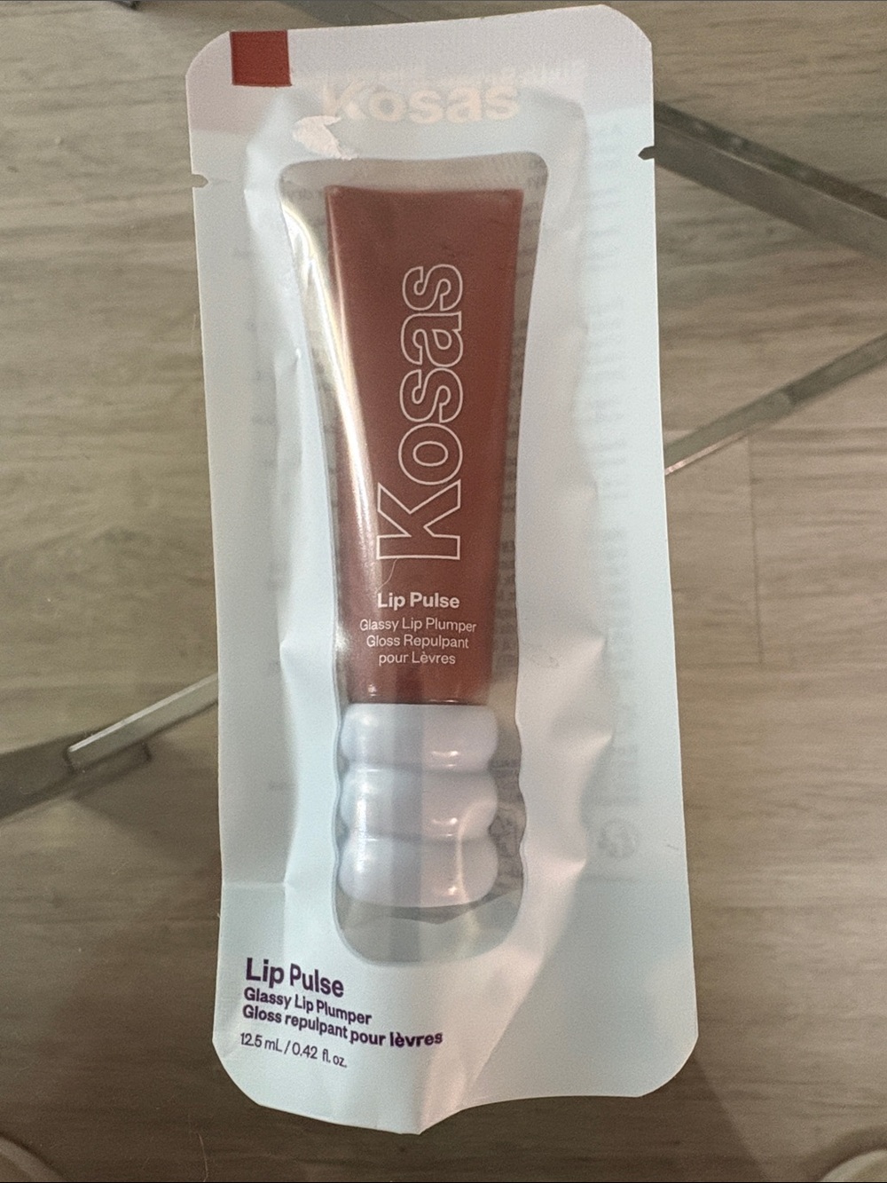 Kosas Lip Pulse Glassy Lip Plumper - Warm Brown